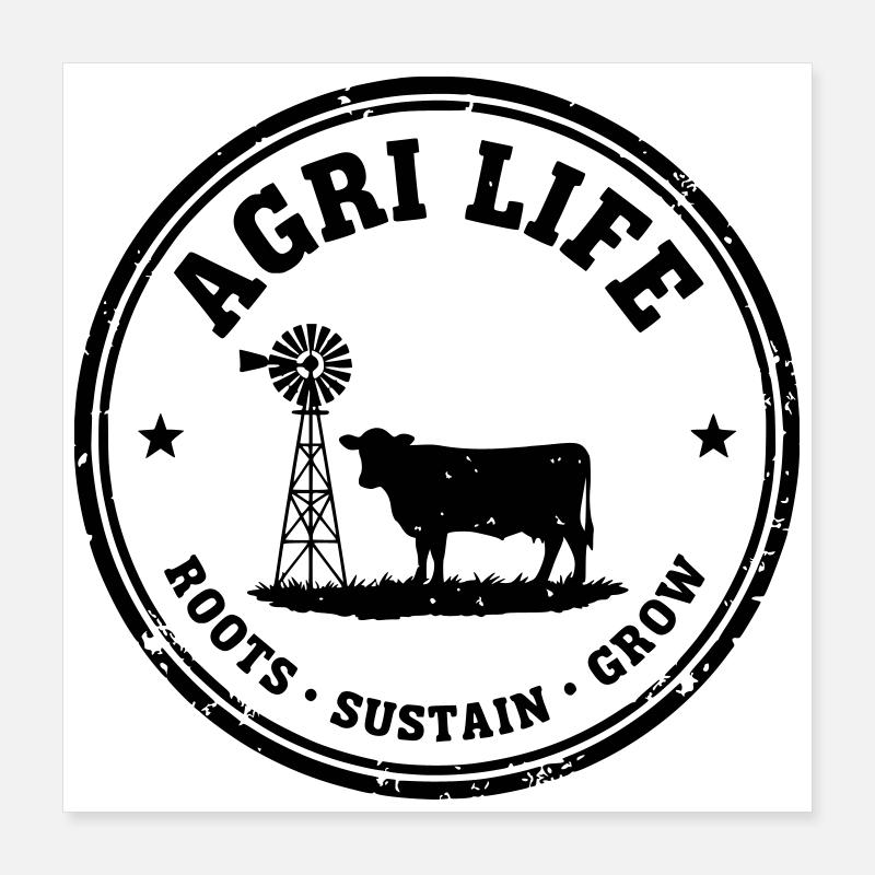 L’Agrivie Poster 40 x 40 cm