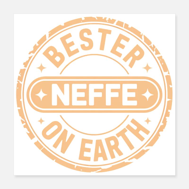 Bester Neffe Poster 40x40 cm