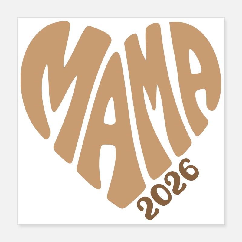 Maman 2026 Poster 40 x 40 cm