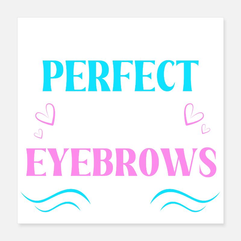 Makeup Microblading Cosmetic Beautician Poster 16" x 16" (40x40 cm)