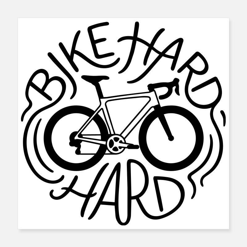 cycling Poster 16" x 16" (40x40 cm)