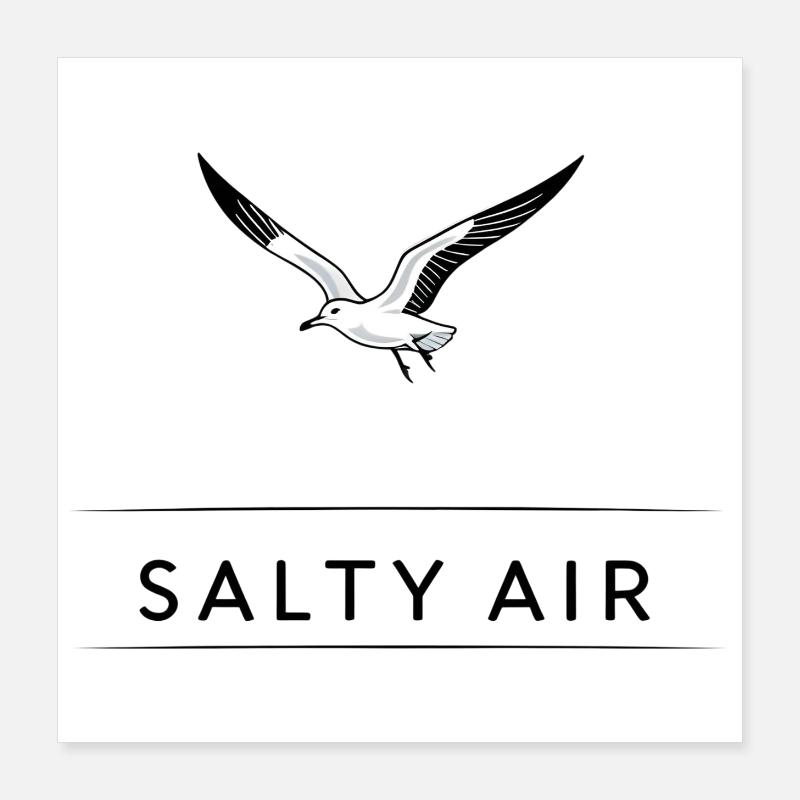 Air salin Poster 40 x 40 cm