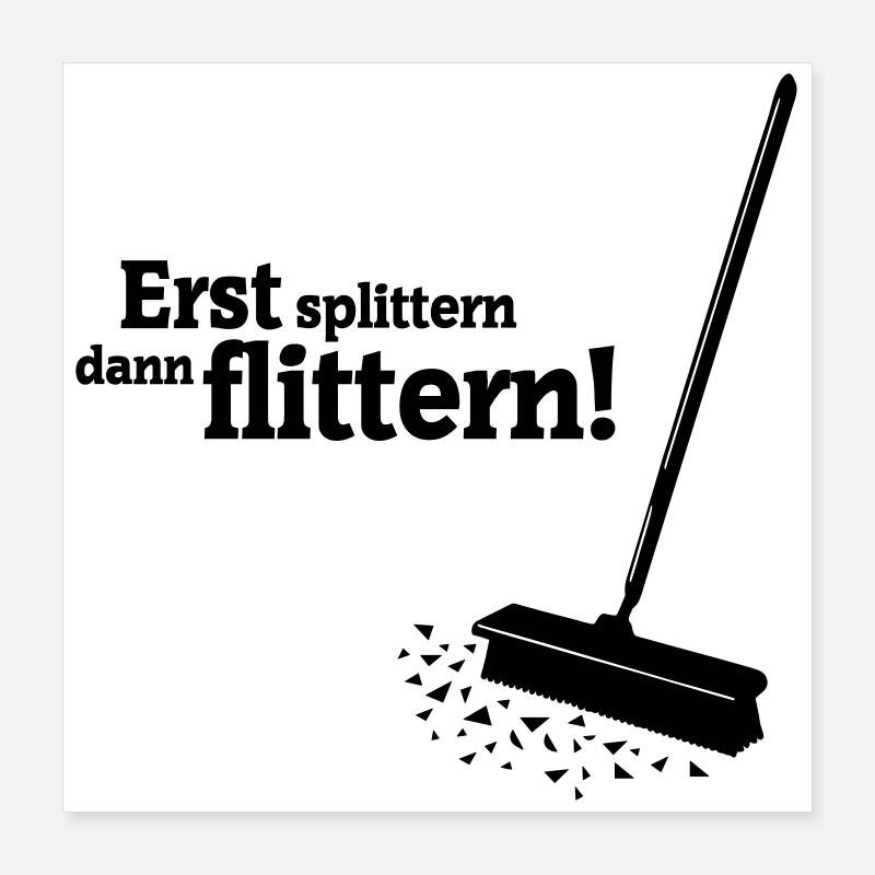 Polterabend Poster 40x40 cm