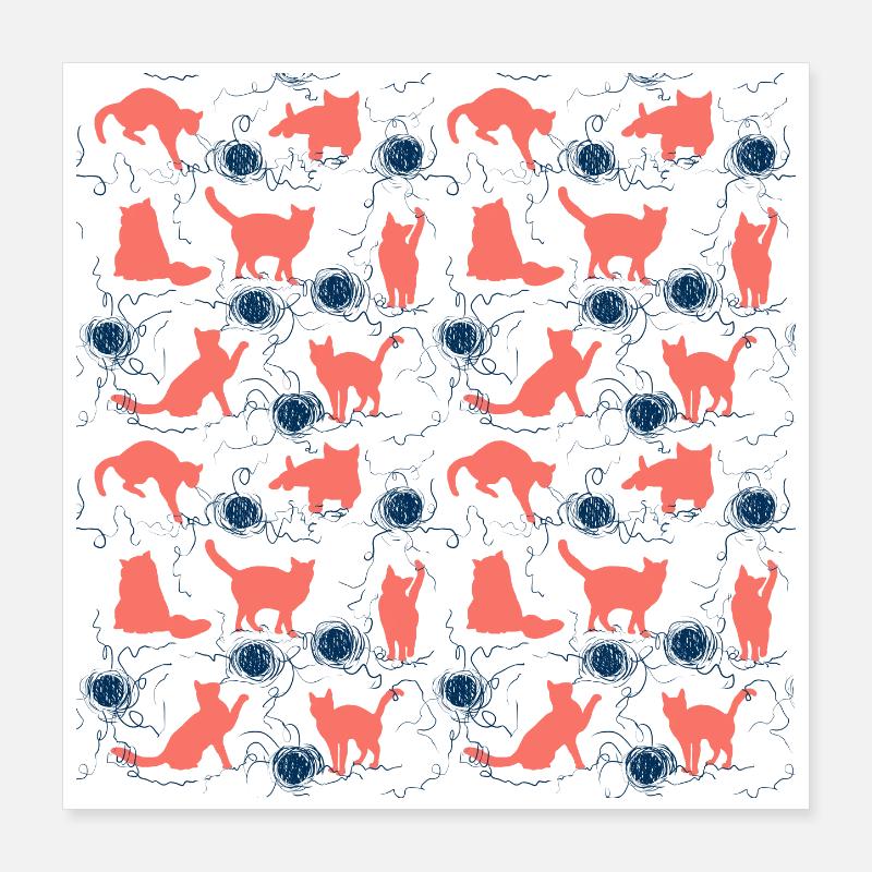 chatons de corail Poster 40 x 40 cm
