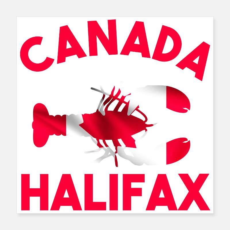 Kanada Canada Halifax Himmer Poster 40x40 cm