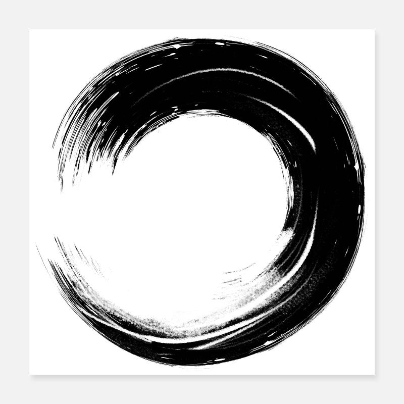 Cercles Poster 40 x 40 cm