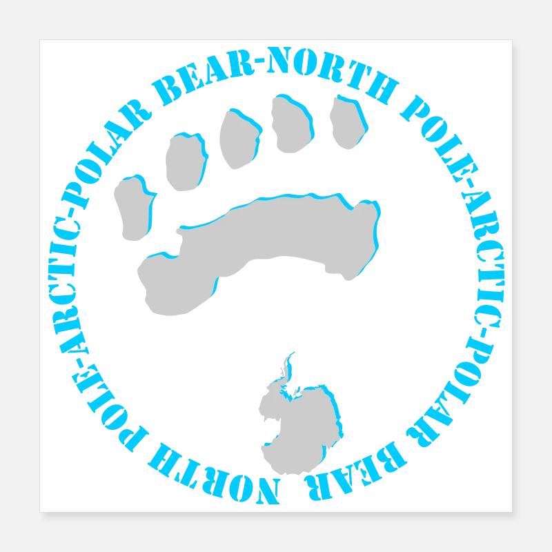 Eisbär 2 Poster 40x40 cm