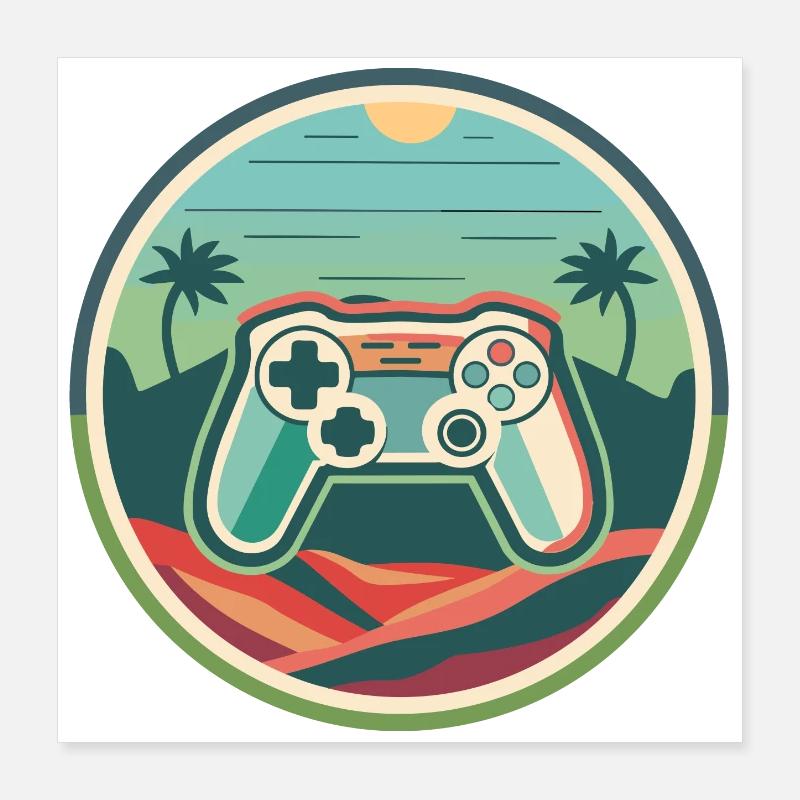 Gaming Poster 16" x 16" (40x40 cm)