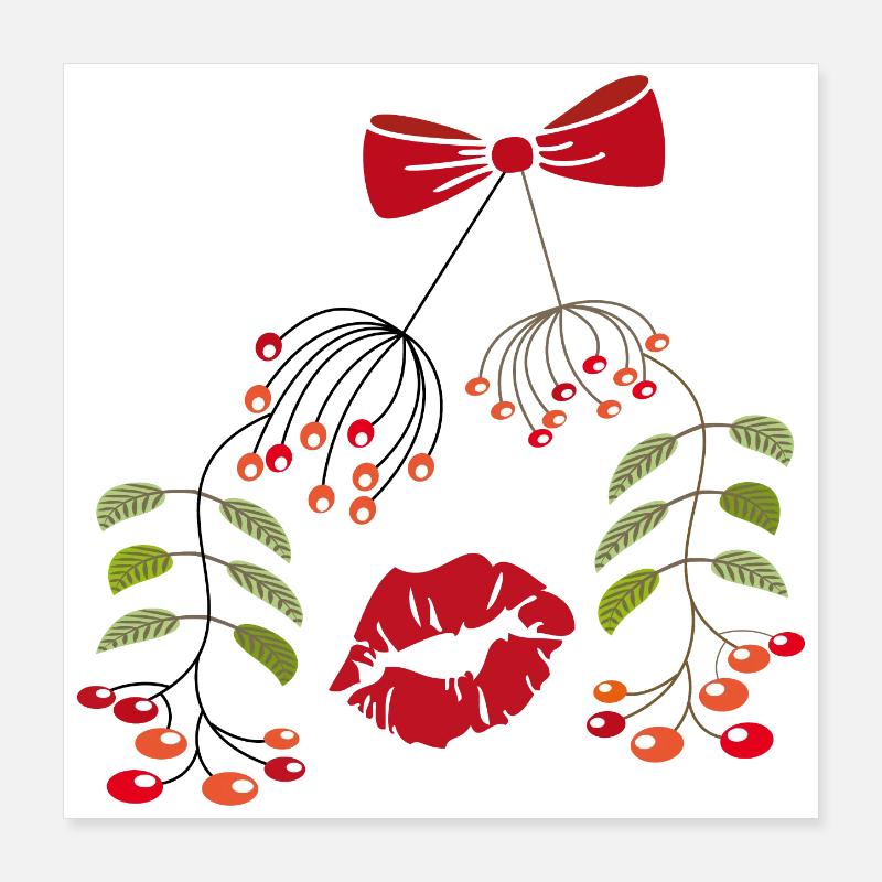 Gui de Noël Poster 40 x 40 cm