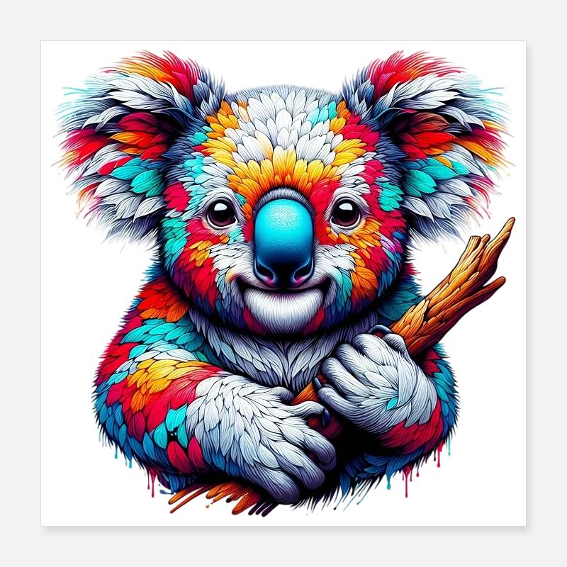 Koala Poster 40x40 cm