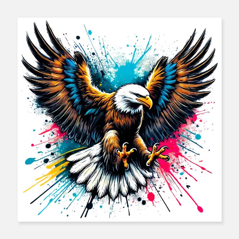 Aigle Poster 40 x 40 cm