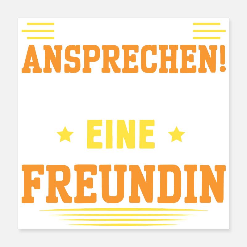 Malle PLEASE DO NOT SPEAK Funny Poster 16" x 16" (40x40 cm)