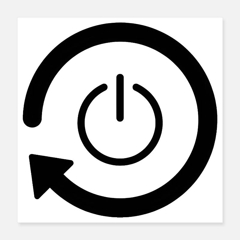 Restarting the circuit Poster 16" x 16" (40x40 cm)