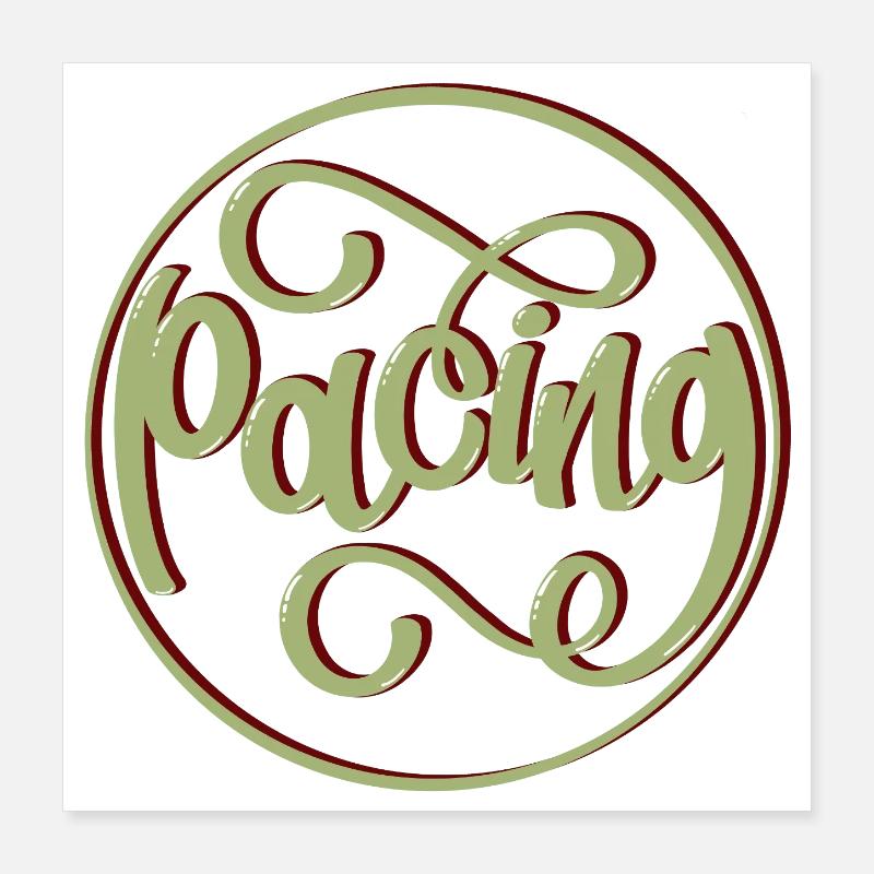 Rythme Poster 40 x 40 cm