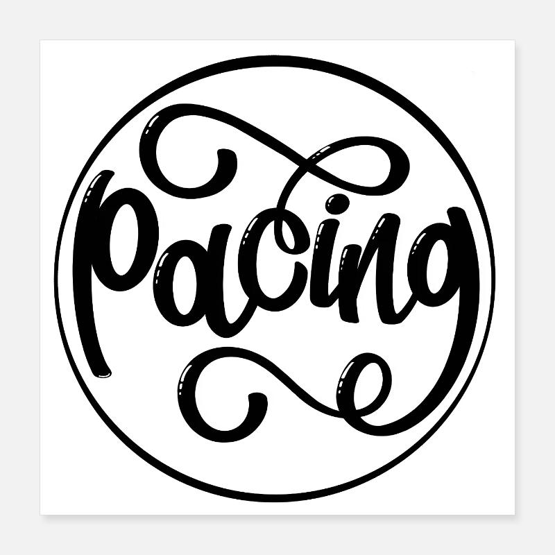 Rythme Poster 40 x 40 cm