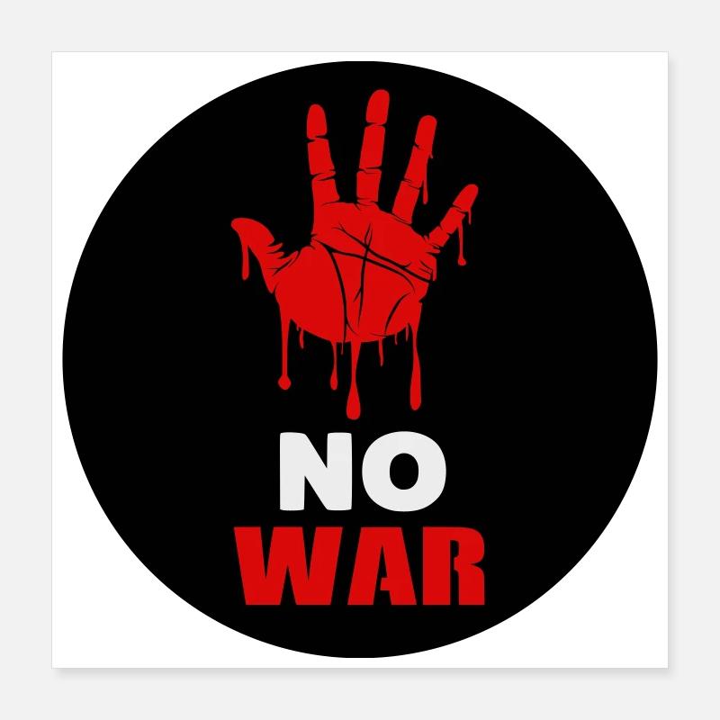 Kein Krieg Poster 40x40 cm