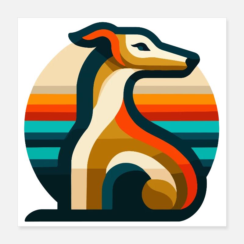 Galgo Logo No2 Poster 40 x 40 cm