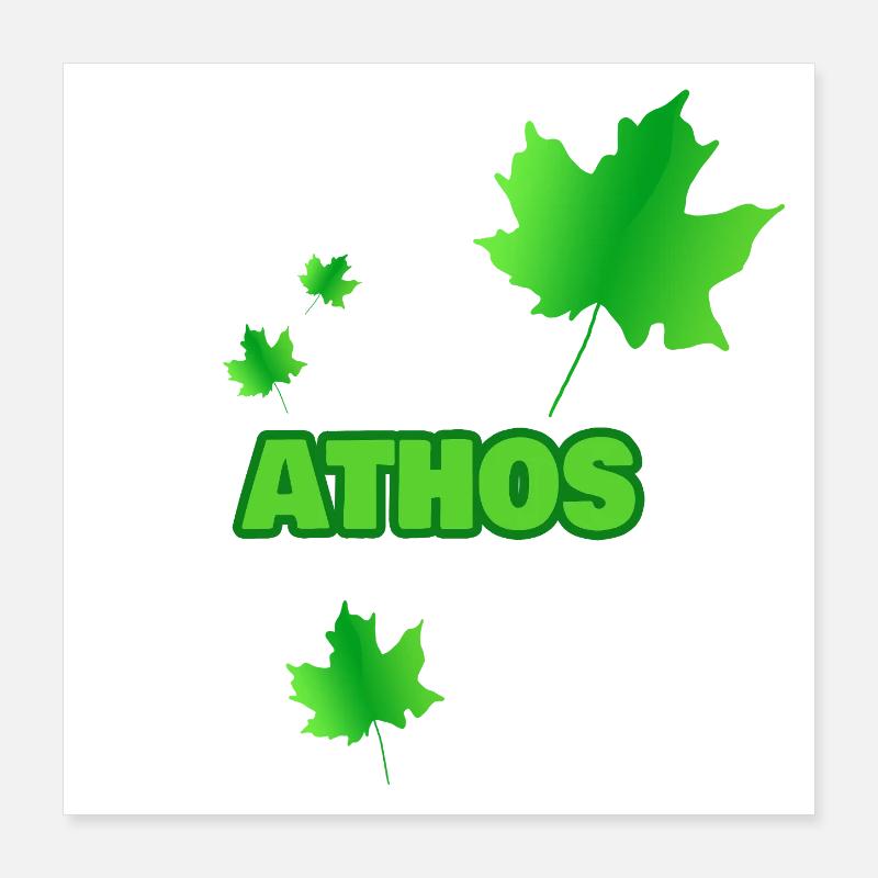 Athos Poster 40x40 cm