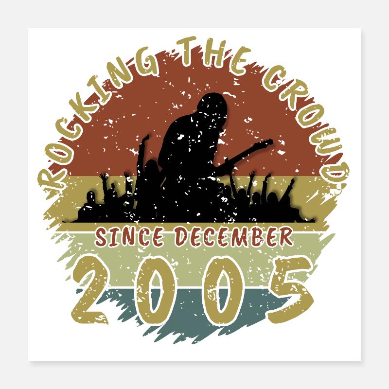 20th Birthday Rocking the crowd GIT 12/2005 Poster 16" x 16" (40x40 cm)