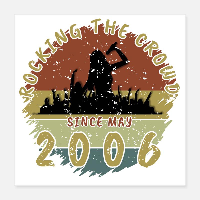 20th Birthday Rocking the crowd SNG 05/2006 Poster 16" x 16" (40x40 cm)