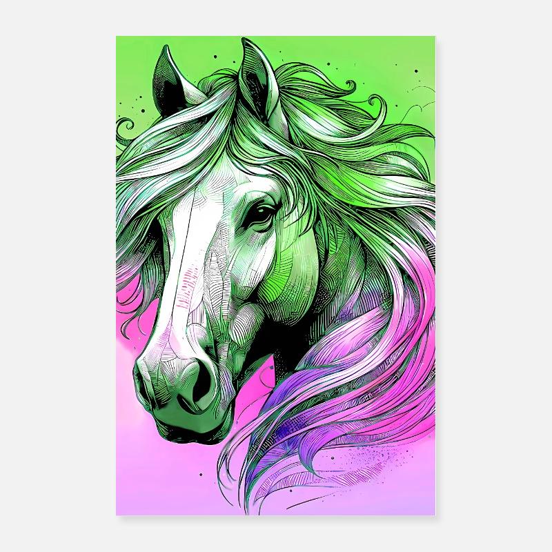 cheval Poster 60 x 90 cm