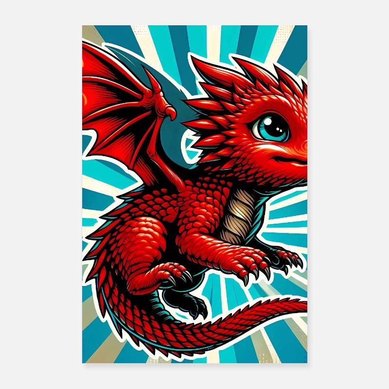 dragon Poster 60 x 90 cm