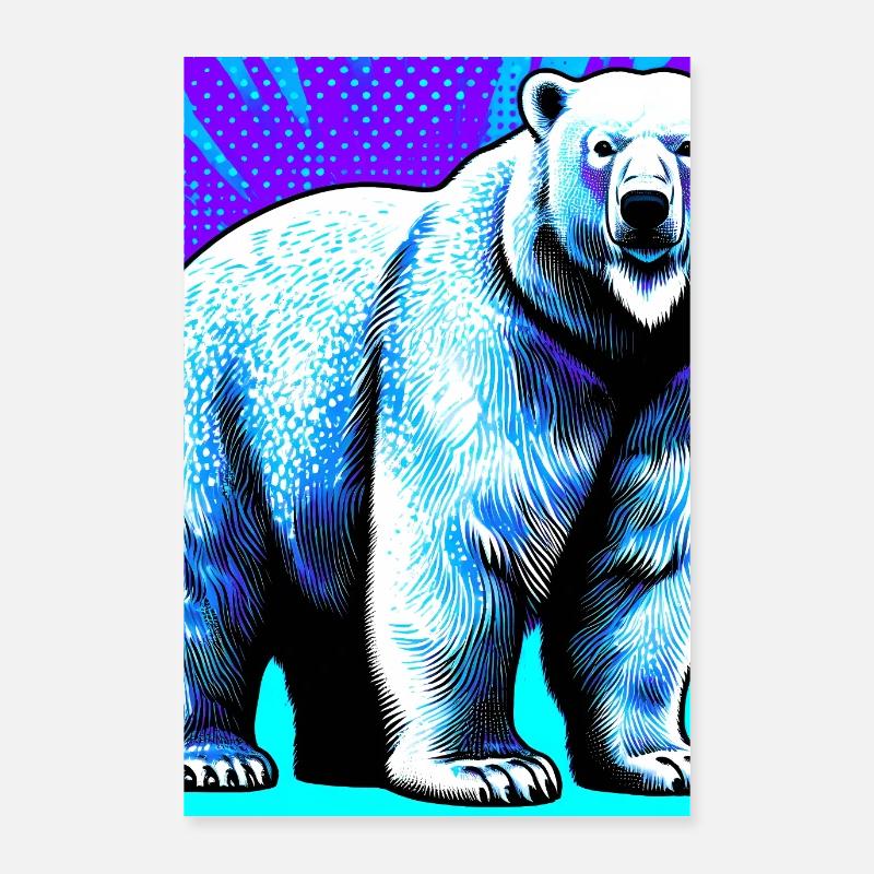 polar bear Poster 24" x 35" (60x90 cm)
