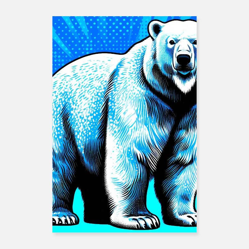 Eisbär Poster 60x90 cm