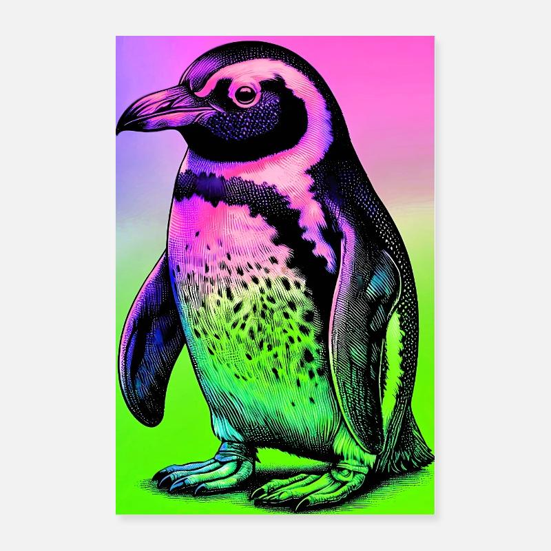 Pinguin Poster 60x90 cm