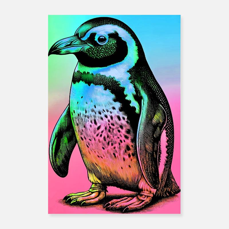 Pinguin Poster 60x90 cm
