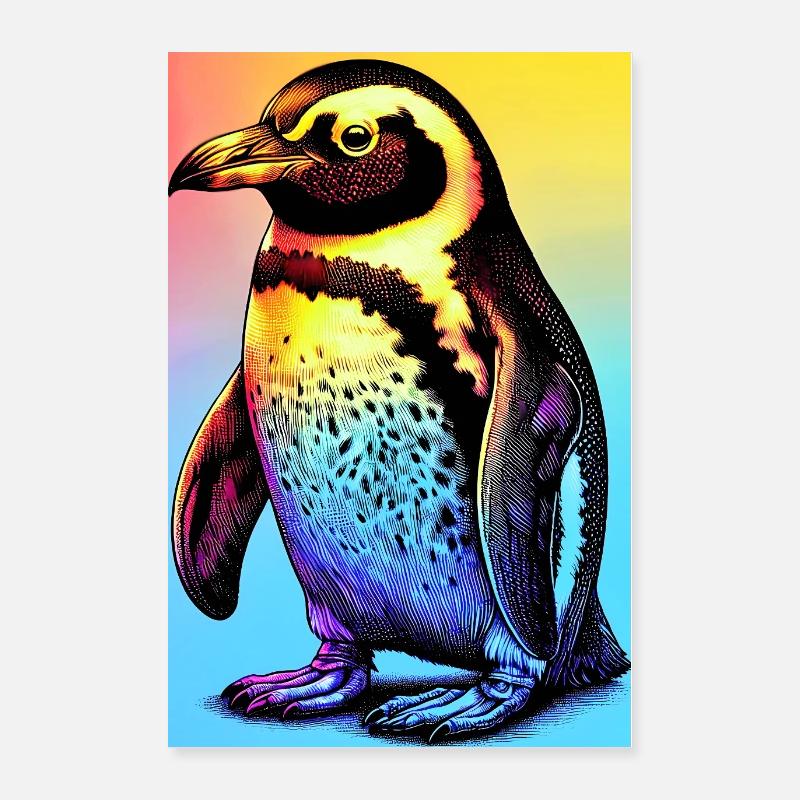 Pinguin Poster 60x90 cm