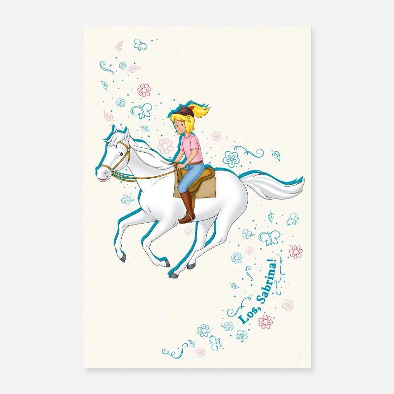Bibi reitet auf Sabrina Poster 60x90 cm