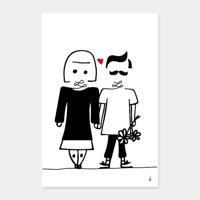 love love love - art poster