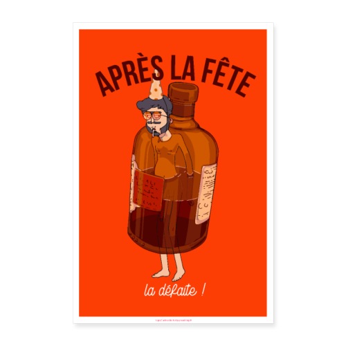 Poster Alcool de fête - Poster 60 x 90 cm