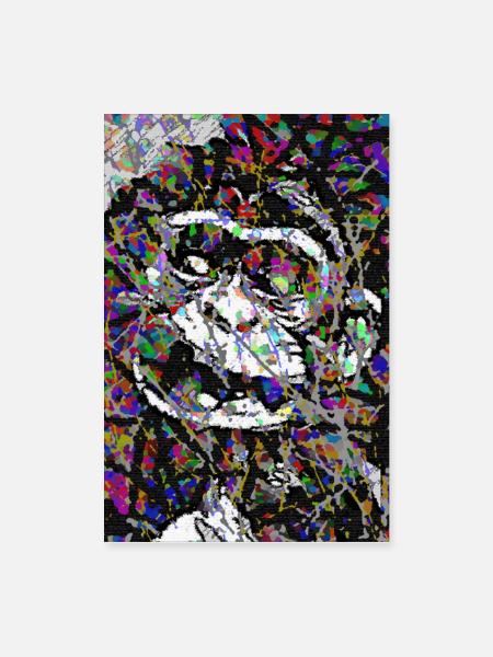 verstecktes - Poster 60x90 cm - Weiß