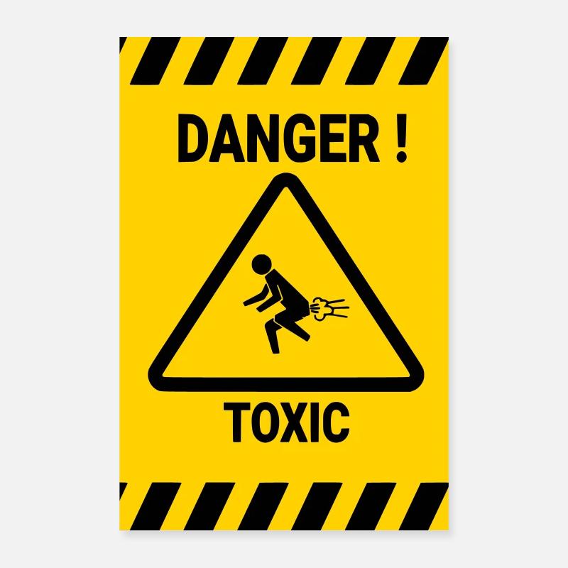 Gefahr: giftig Poster 60x90 cm