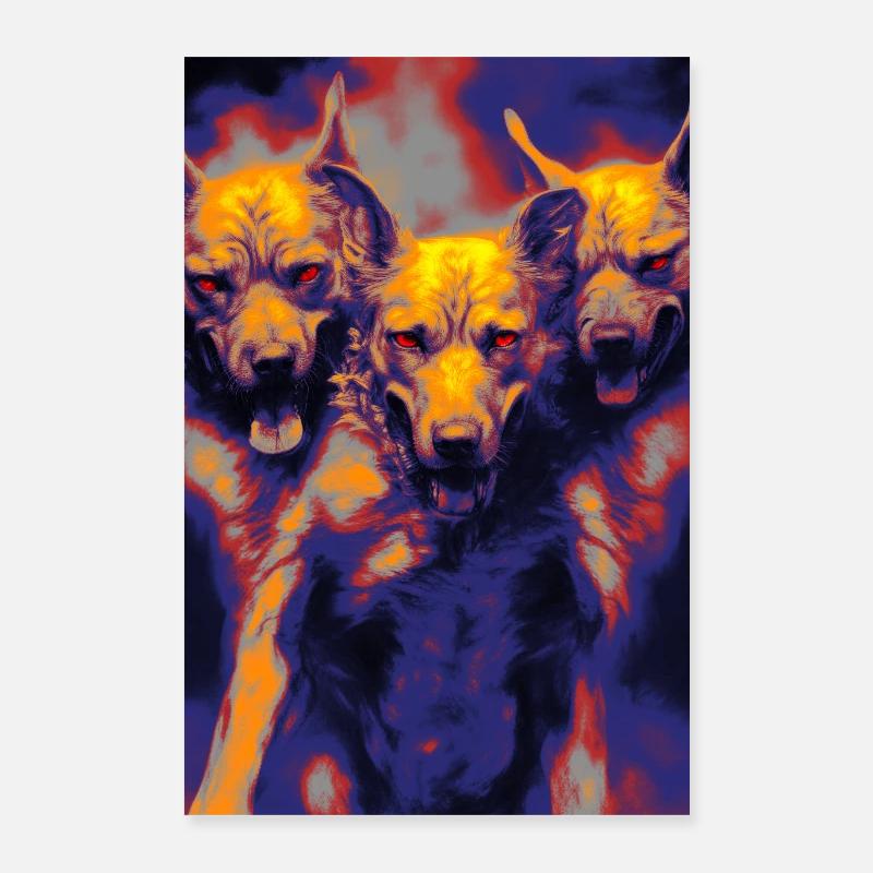 Cerberus Poster 24" x 35" (60x90 cm)