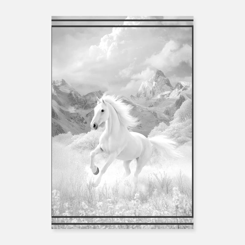 Pferd Poster 60x90 cm