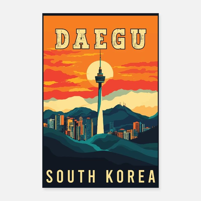 Vivez un Daegu dynamique en Corée du Sud Poster 60 x 90 cm