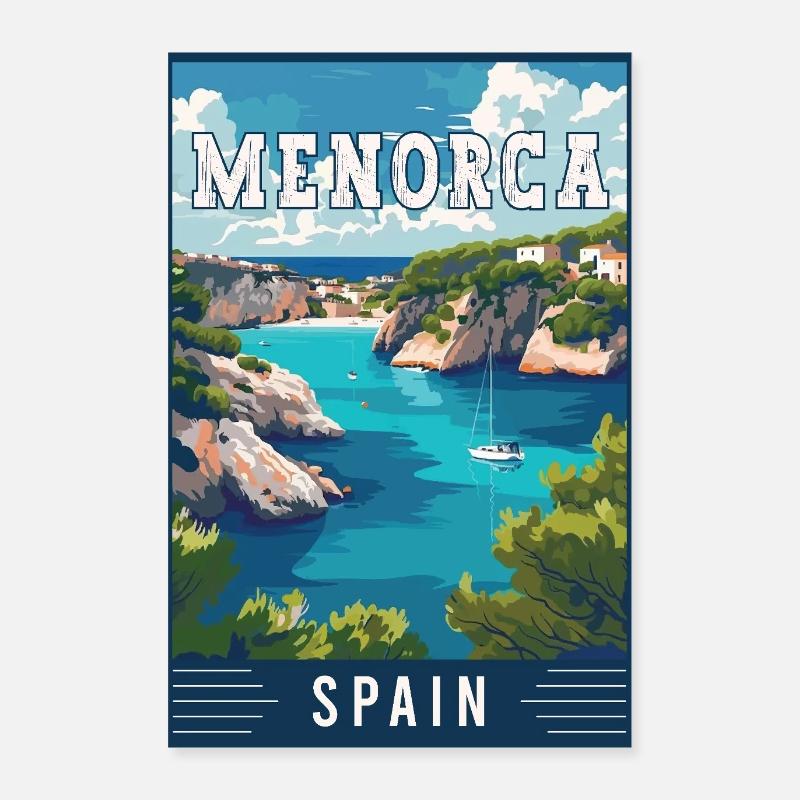 Experience Serenity in Menorca - Spain Poster 24" x 35" (60x90 cm)