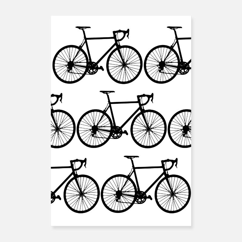 Fahrräder Poster 60x90 cm