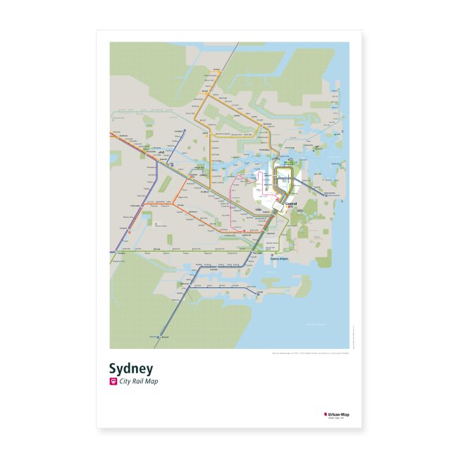 Sydney Rail Map