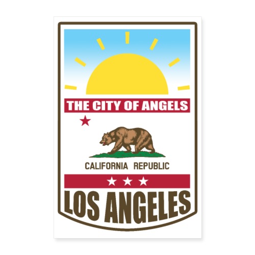 Los Angeles - California Republic - Poster 24 x 35 (60x90 cm)