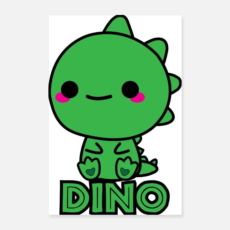 Dino Poster 24" x 35" (60x90 cm)