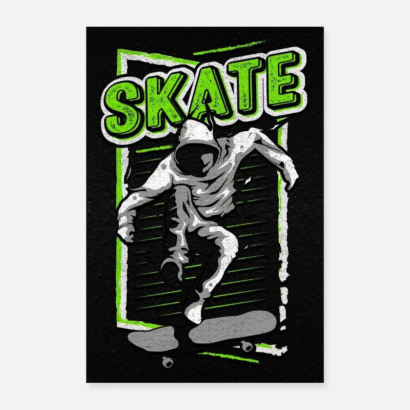 | d’affiches de skate Affiche skater Poster 60 x 90 cm