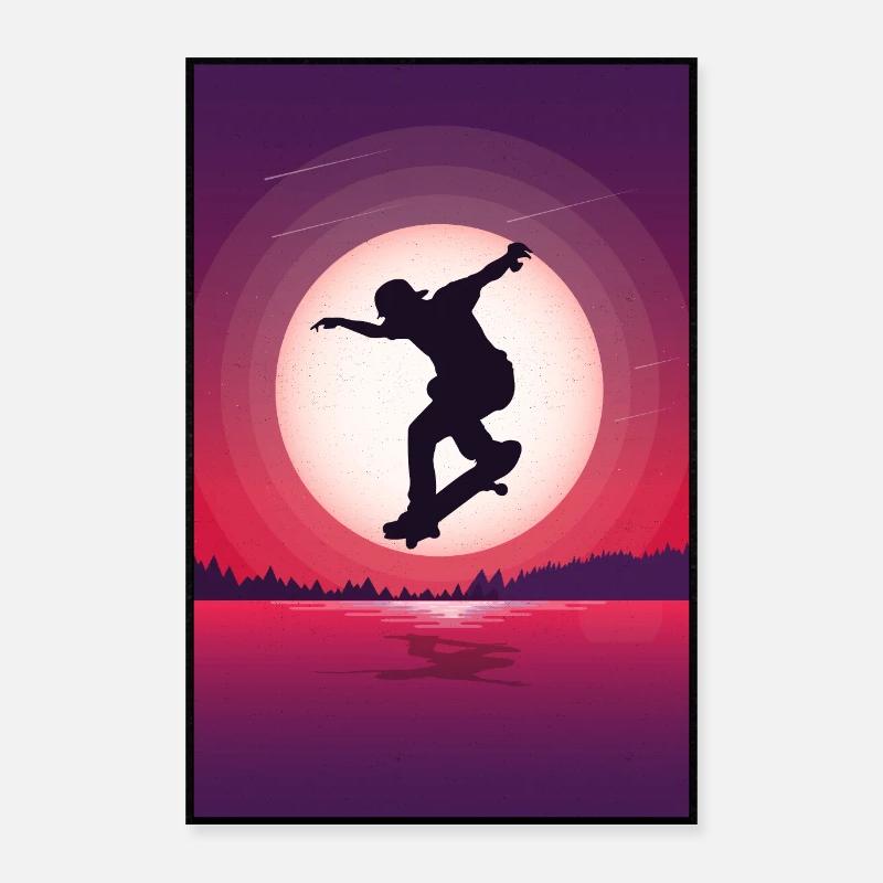 | d’affiches de skate Affiche skater Poster 60 x 90 cm