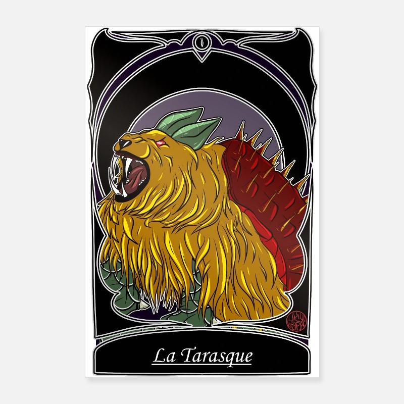 La Tarasque - folklore Provence Tarascon Poster 60 x 90 cm