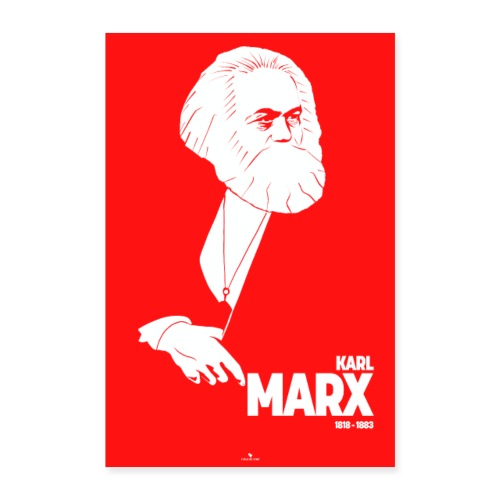 Ritrato di Karl Marx - Poster 60x90 cm