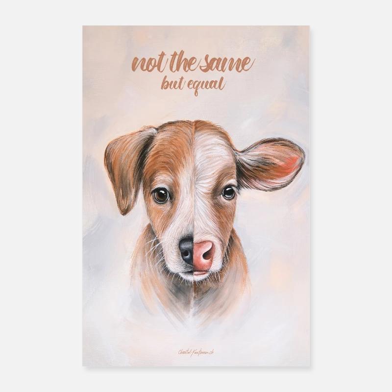 Not the same, but equal - Poster 24" x 35" (60x90 cm) - white