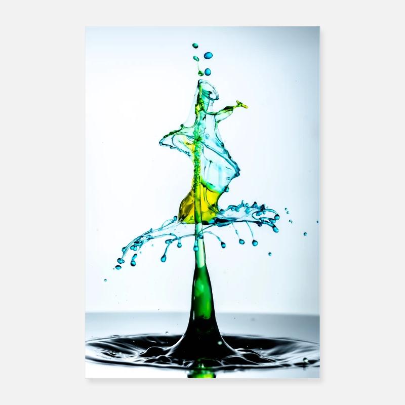 Bespritzen Poster 60x90 cm